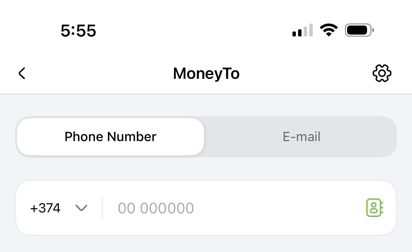 Настройки ArCa Pay в приложении Ameria (My Ameria) скрыты в разделе MoneyTO.